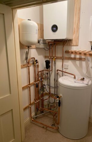 boiler and unvented cylinder install